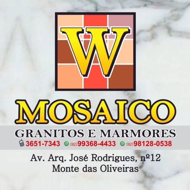 Logo de W Mosaico Granitos e Mármores
